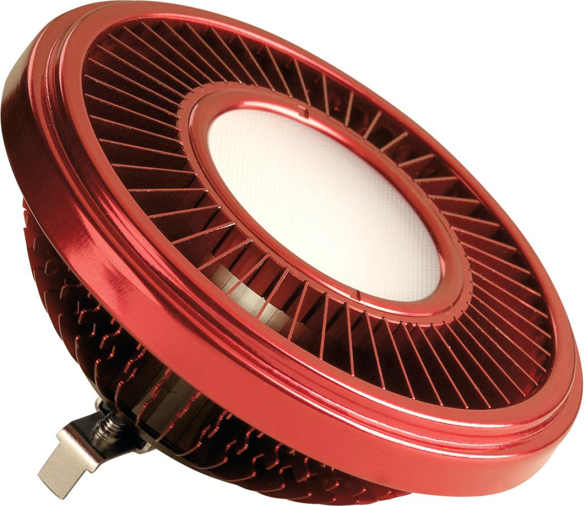 SLV LED QRB111 Leuchtmittel, rot, 19,5W, 140°, 2700K, dimmbar - LED Lampen Sockel G53 Bild 1