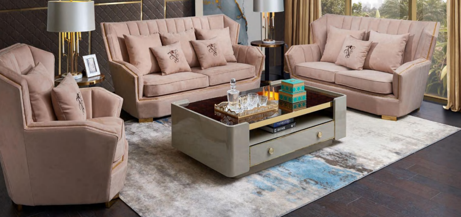 Designer Tische Couchtisch Holz Tisch Beistell Beistelltische Sofa Couch Neu Bild 1