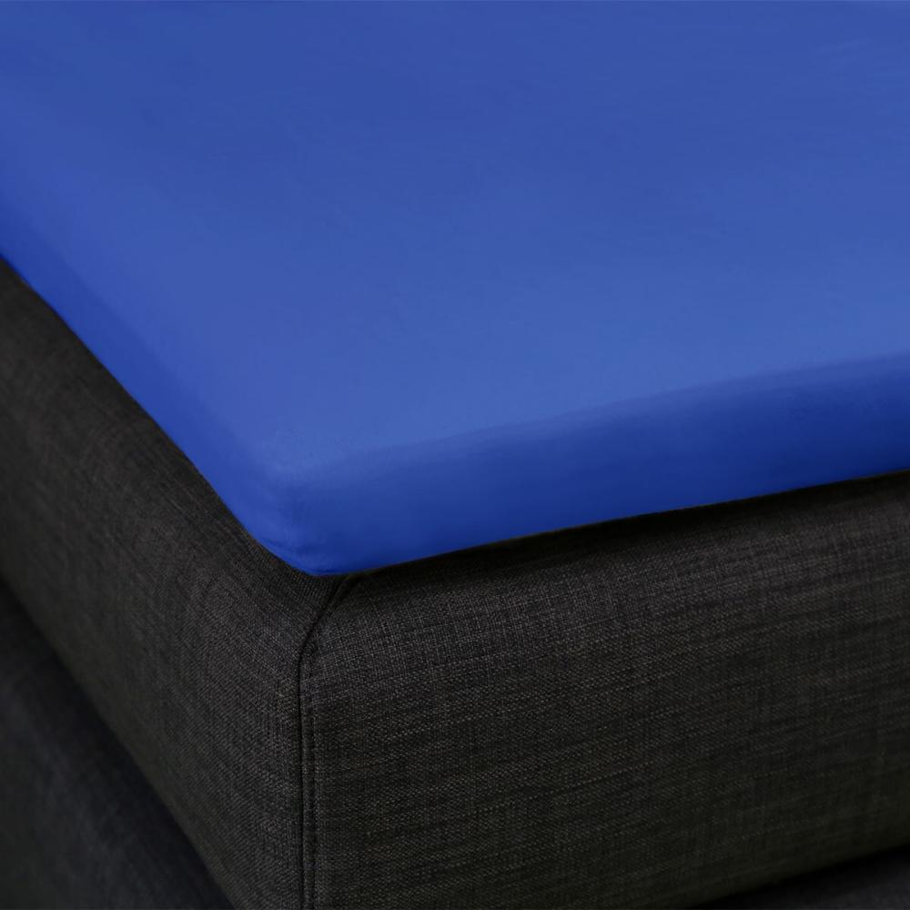 Formesse Split-Topper Spannbetttuch La Piccola Duo 2 | 140x210 - 220 cm | royalblau Bild 1