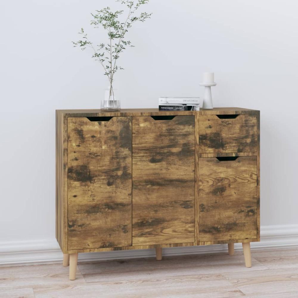 Sideboard Räuchereiche 90x30x72 cm Holzwerkstoff Bild 1