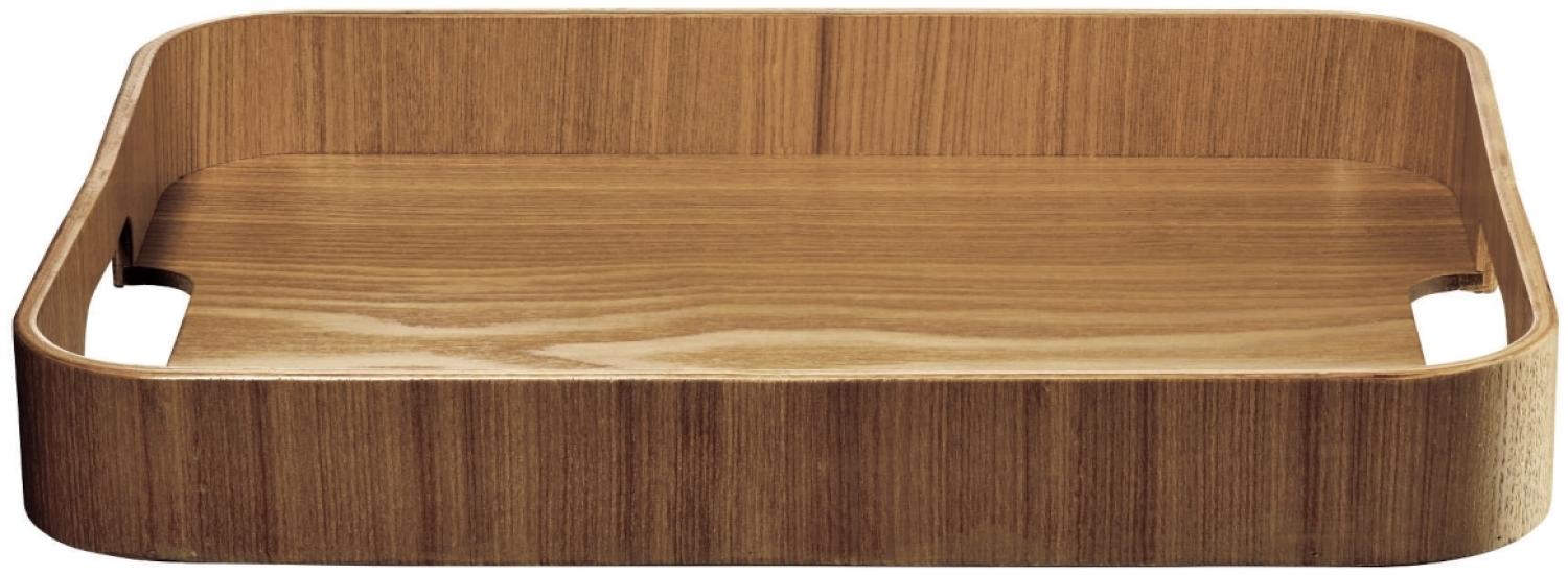 ASA Selection wood Holztablett Rechteckig, Holz Tablett, Serviertablett, Weidenholz, 35 x 27 cm, 53698970 Bild 1