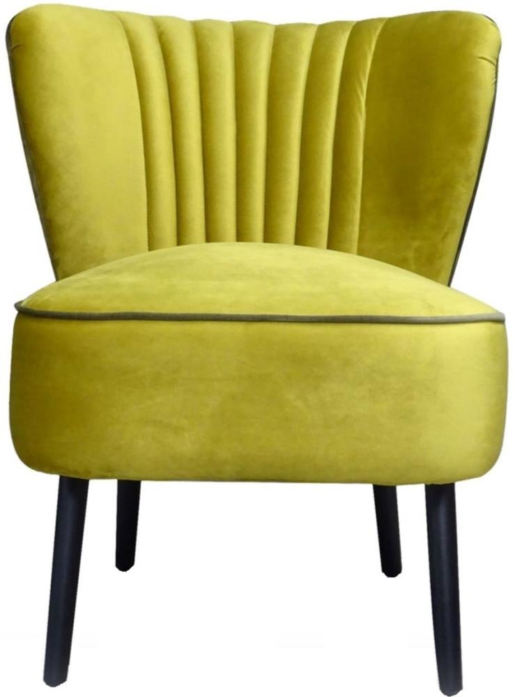 Casa Padrino Luxus Wohnzimmer Sessel Gold 61 x 70 x H. 73 cm - Designer Möbel Bild 1
