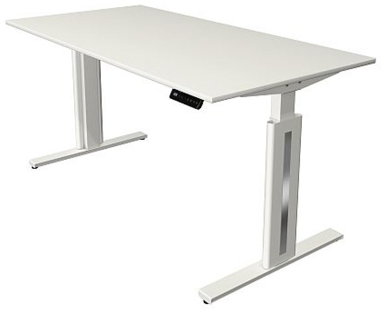 Kerkmann Schreibtisch Steh und Sitztisch MOVE 3 fresh (B) 160 x (T) 80 cm weiß Bild 1