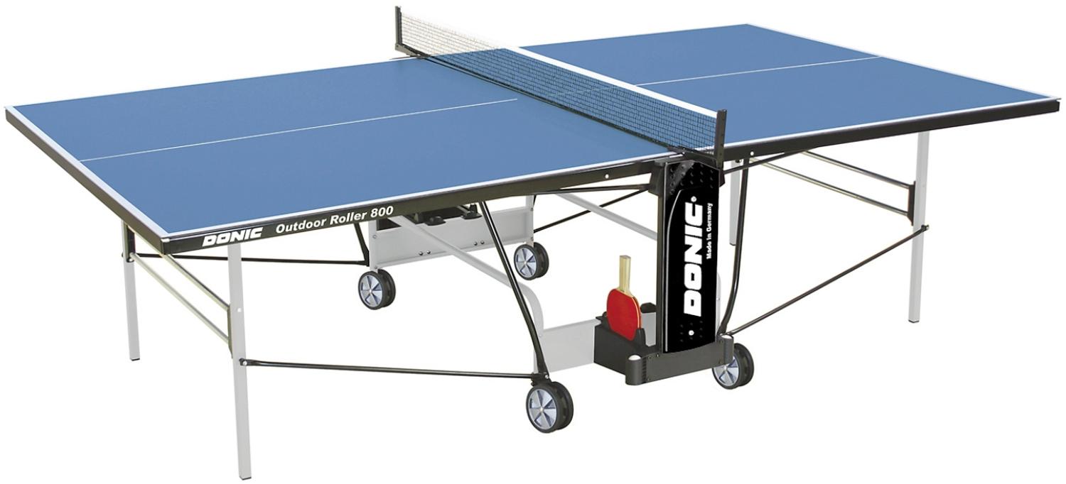 Donic Outdoor-Tischtennisplatte "Outdoor Roller 800-5" wetterfest, blau Bild 1