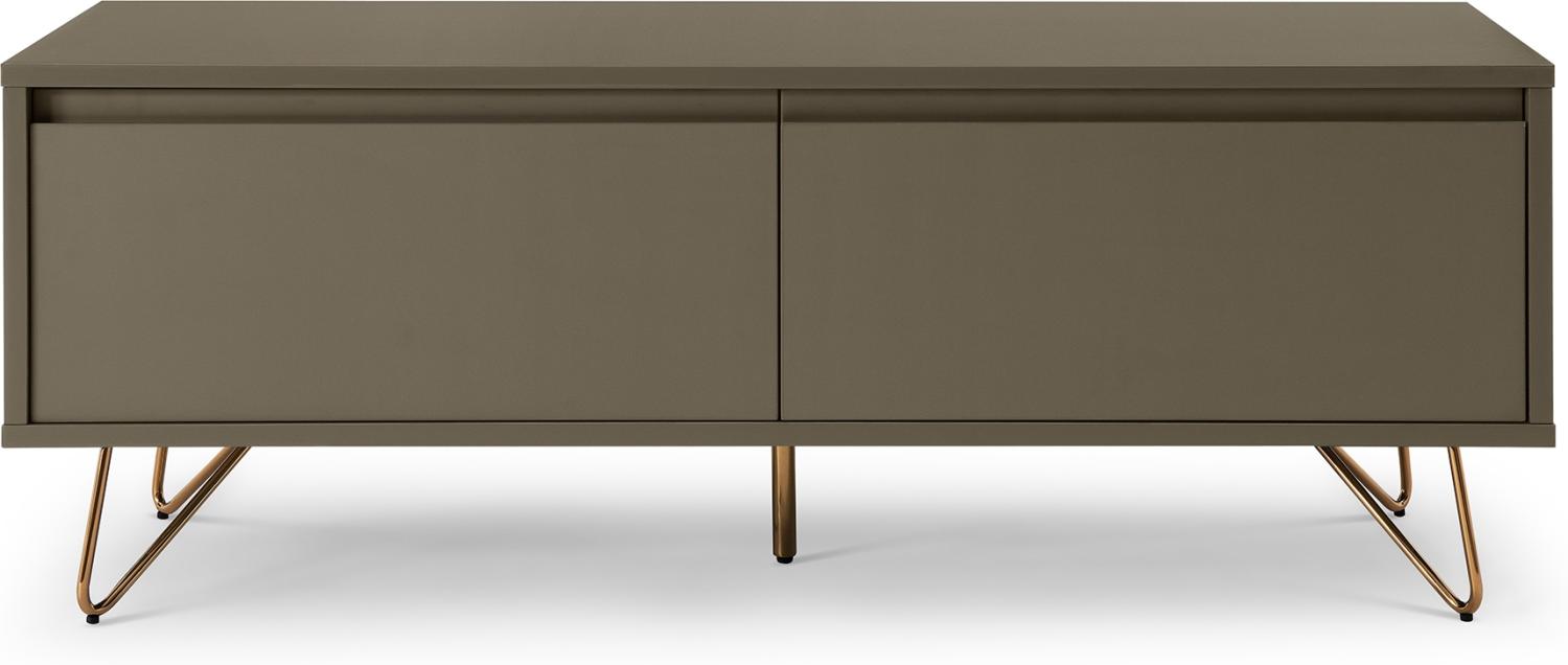 Lowboard Schublade Klappfach matt Sideboard Kommode Fernsehschrank TV Schrank Bild 1