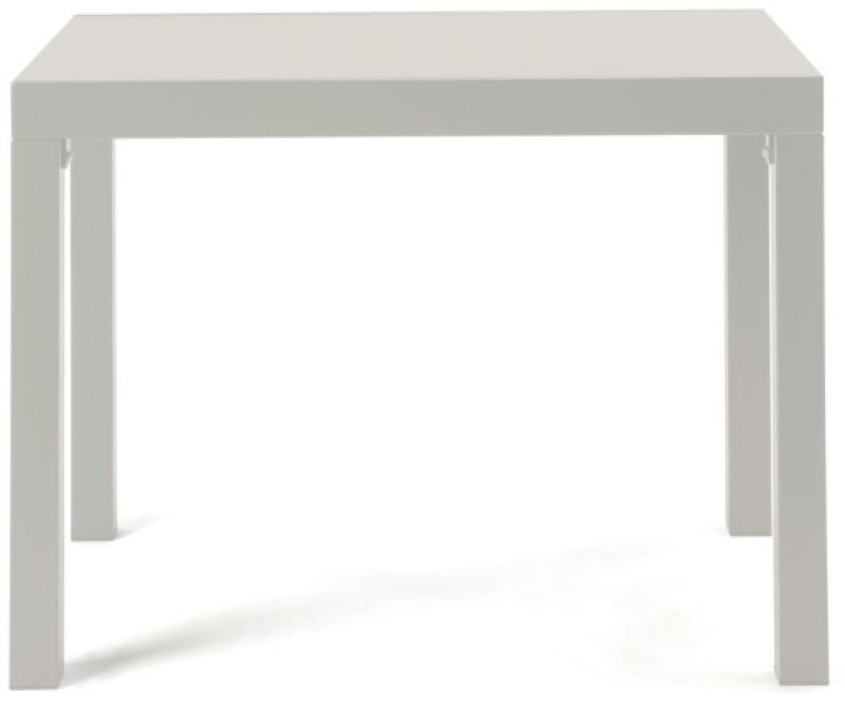 Gartentisch ausziehbar Sofy 100/200x70x75 cm perlweiß Bild 1