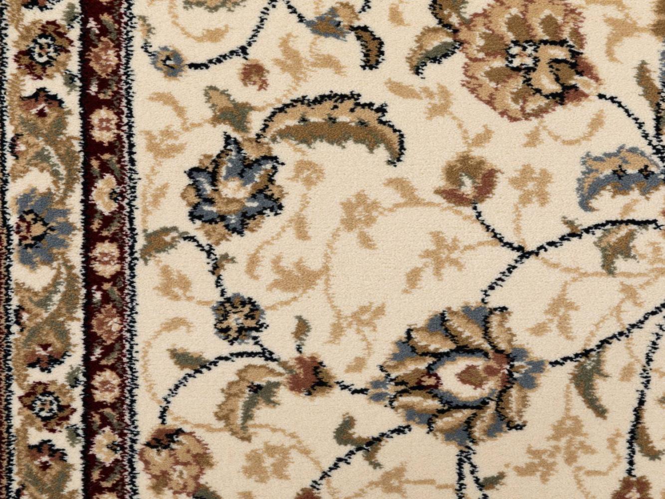 Designerteppich Classical Quality - Floral, Farbe: Beige/Rot, Größe: 67x140 cm Bild 1