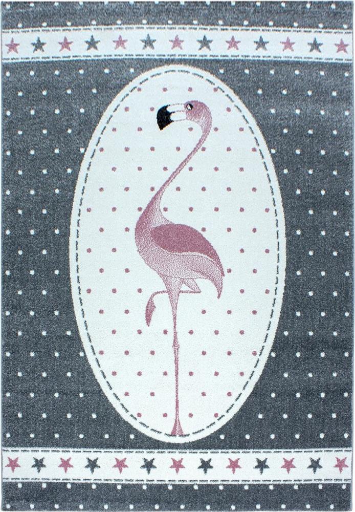 Kinder Teppich Kikki rechteckig - 160x230 cm - Pink Bild 1