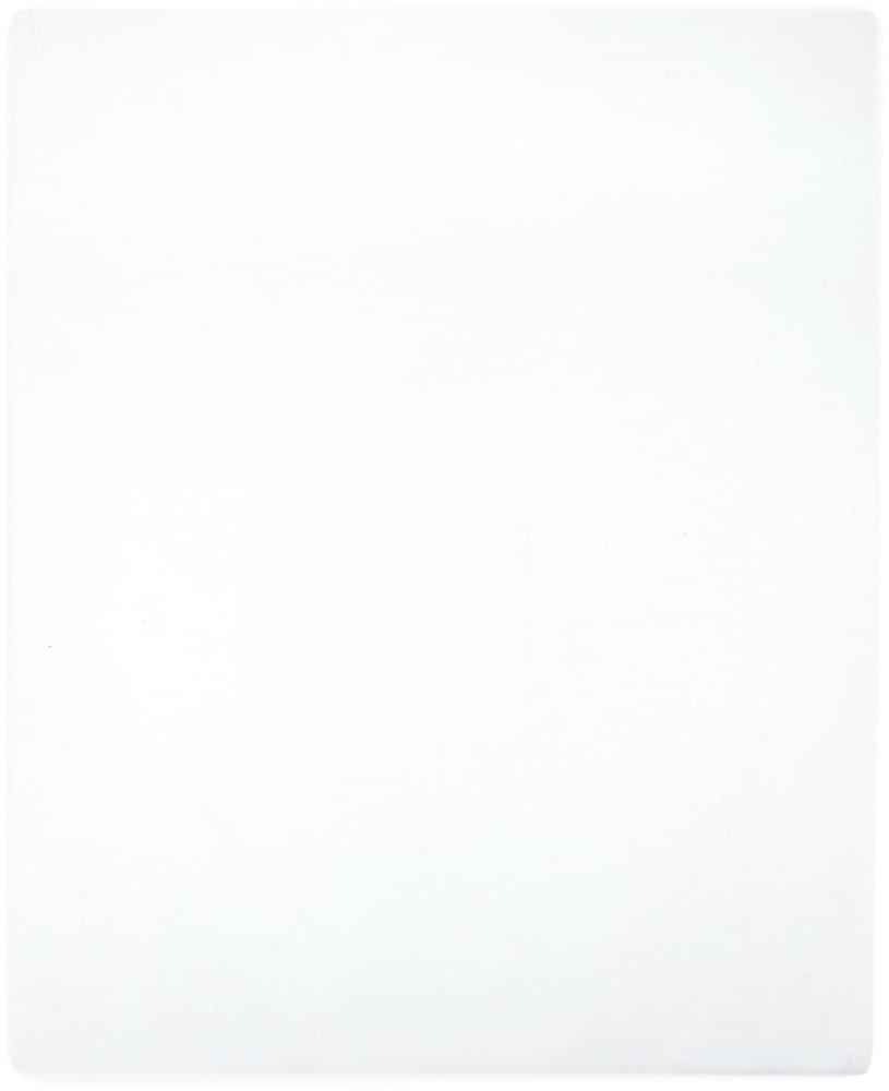Spannbettlaken 2 Stk. Jersey Weiß 100x200 cm Baumwolle Bild 1