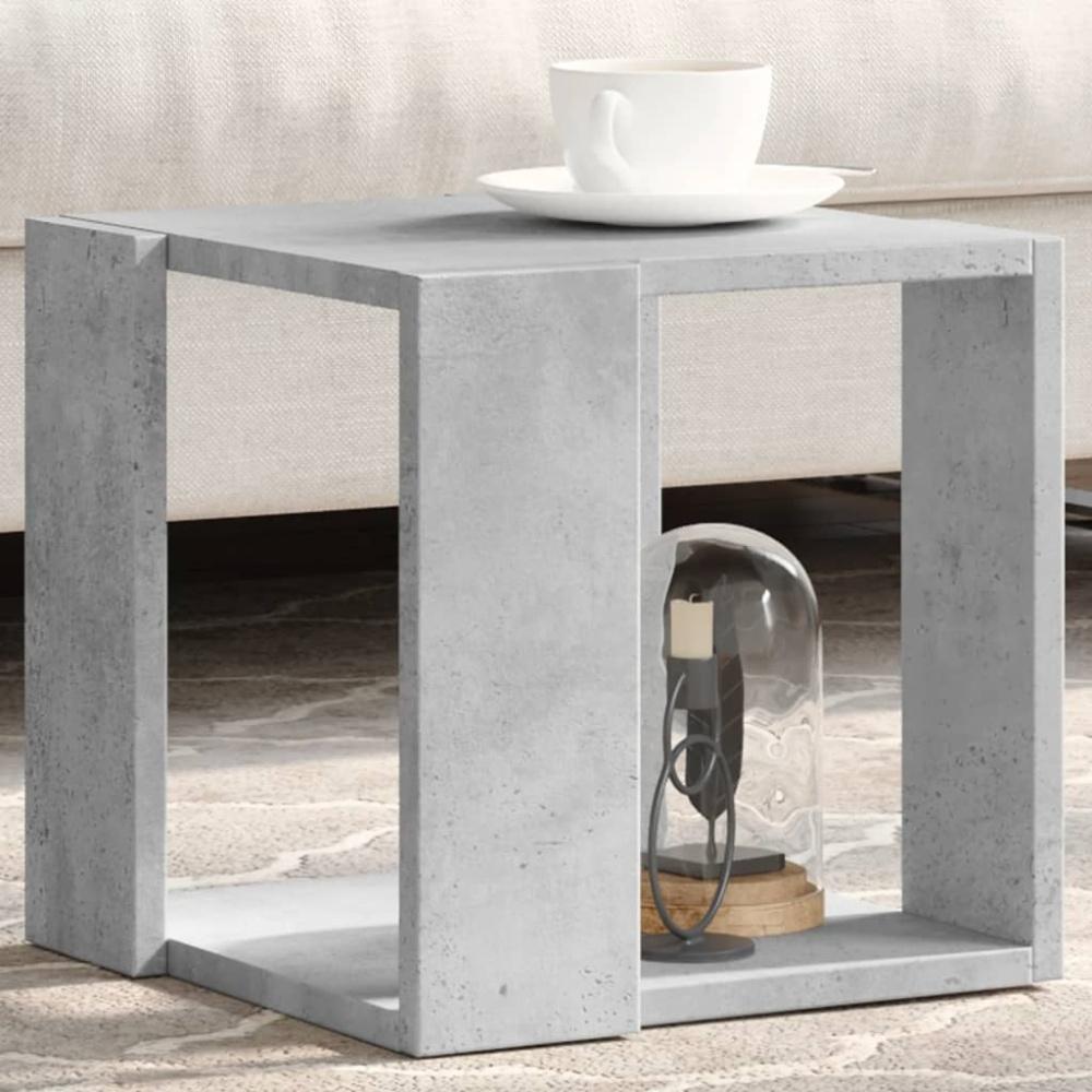 vidaXL Couchtisch Betongrau 32x32x30 cm Holzwerkstoff Bild 1