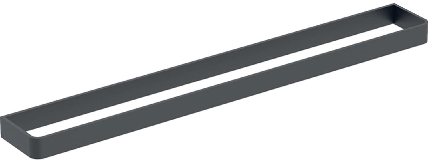 Geberit iCon Handtuchhalter, für Badezimmermöbel, 42mm, 502. 328, Farbe: schwarz matt / Aluminium pulverbeschichtet - 502. 328. 14. 1 Bild 1