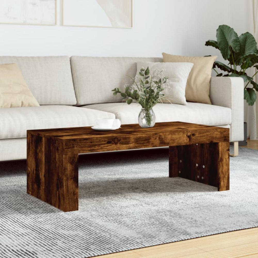 Couchtisch Räuchereiche 102x50x36 cm Holzwerkstoff (Farbe: Braun) Bild 1