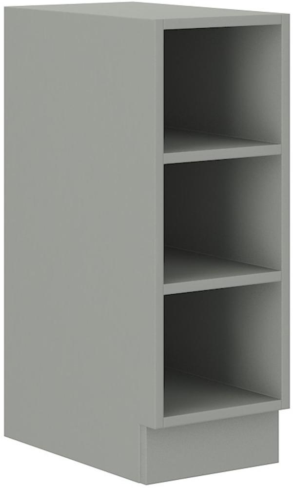 Unterschrank Regal 30 cm Bianca Grey Rose - Grau Küchenzeile Küchenblock Bild 1
