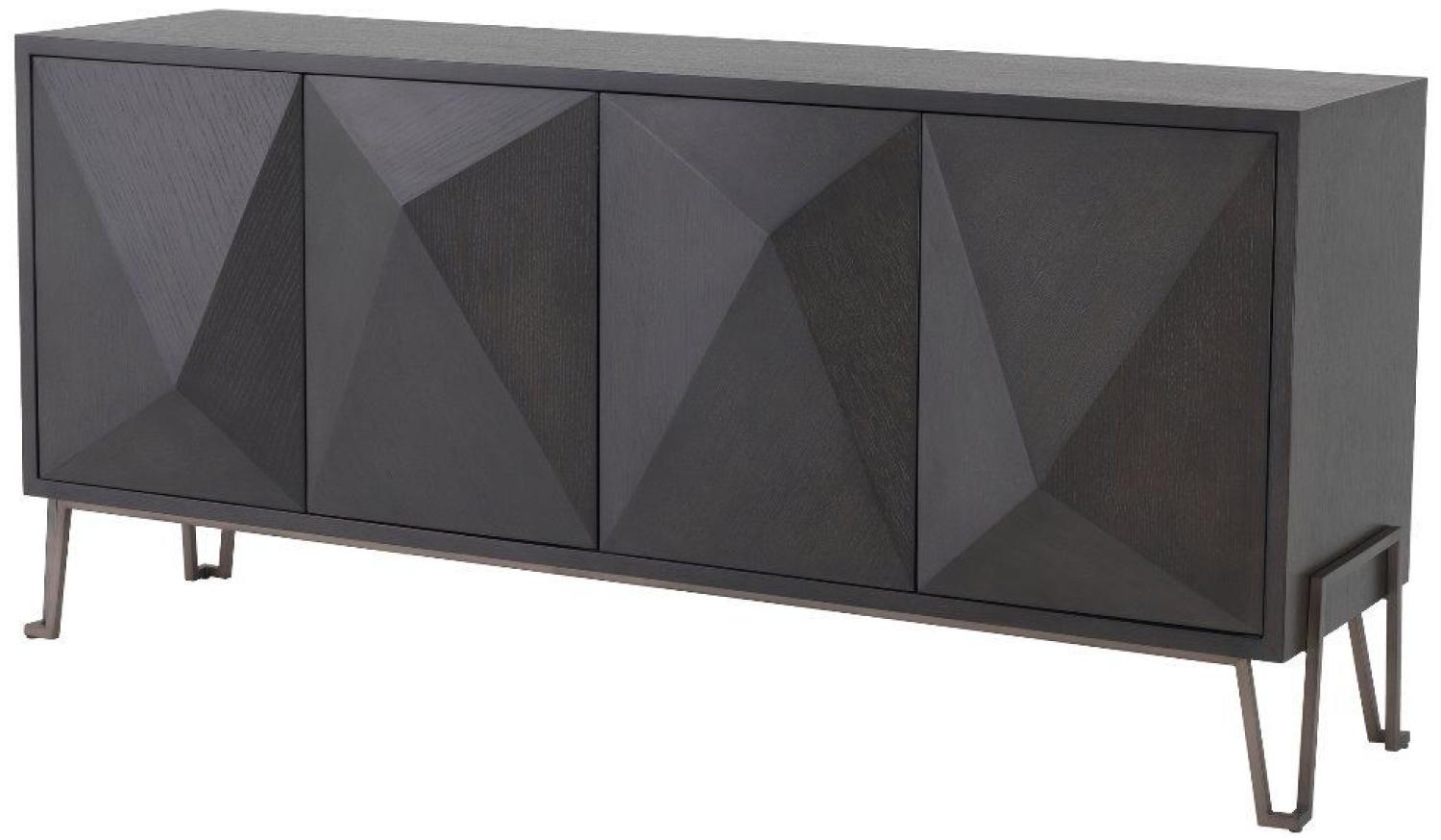 EICHHOLTZ Sideboard Cabinet Highland Eiche charcoal Bild 1
