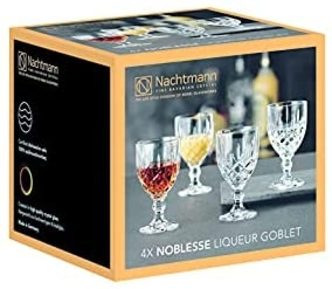 Nachtmann Vorteilset 2 x 4 Stück Noblesse Likörglas Set/4 103748 und Geschenk + Spende Bild 1