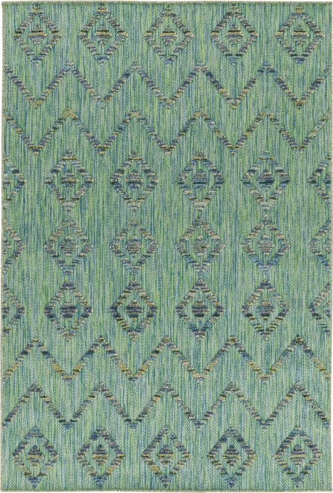 Outdoor Teppich Beatrice rechteckig - 140x200 cm - Grün Bild 1