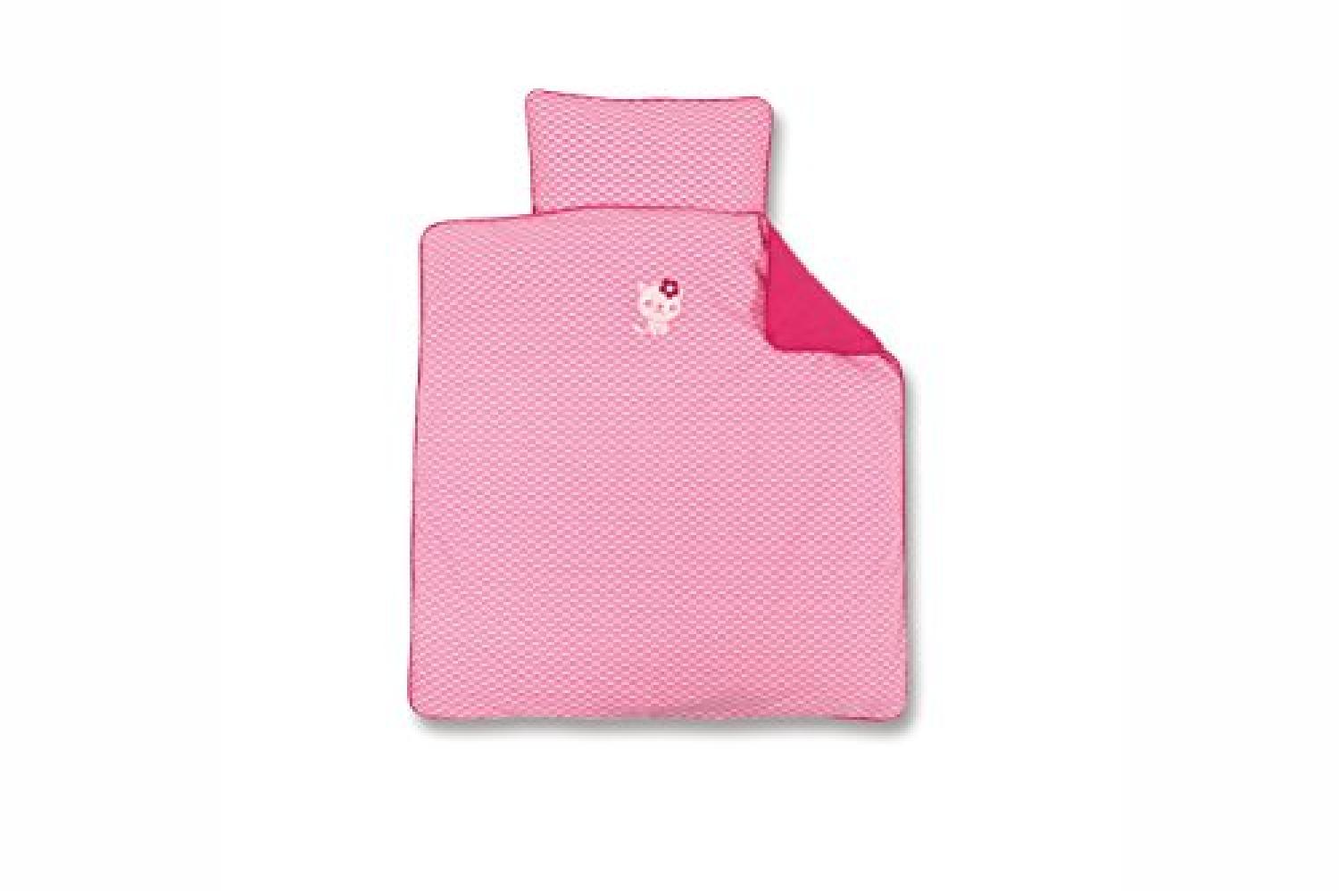 Baby Boum 'Kitty' Bettbezug-Set 80 x 80 cm, fuchsia pink Bild 1