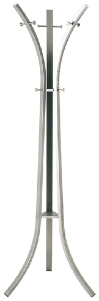 Garderobenständer >Assuan< in alu-chrom aus Stahl - 177cm (H) Bild 1