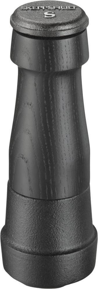 Skeppshult Salzmühle 18 cm Keramisches Mahlwerk, stufenlos verstellbar, Esche. - Schwarz Bild 1