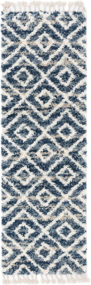 Teppich "Top Shag" Läufer Blau 80x250 cm Bild 1
