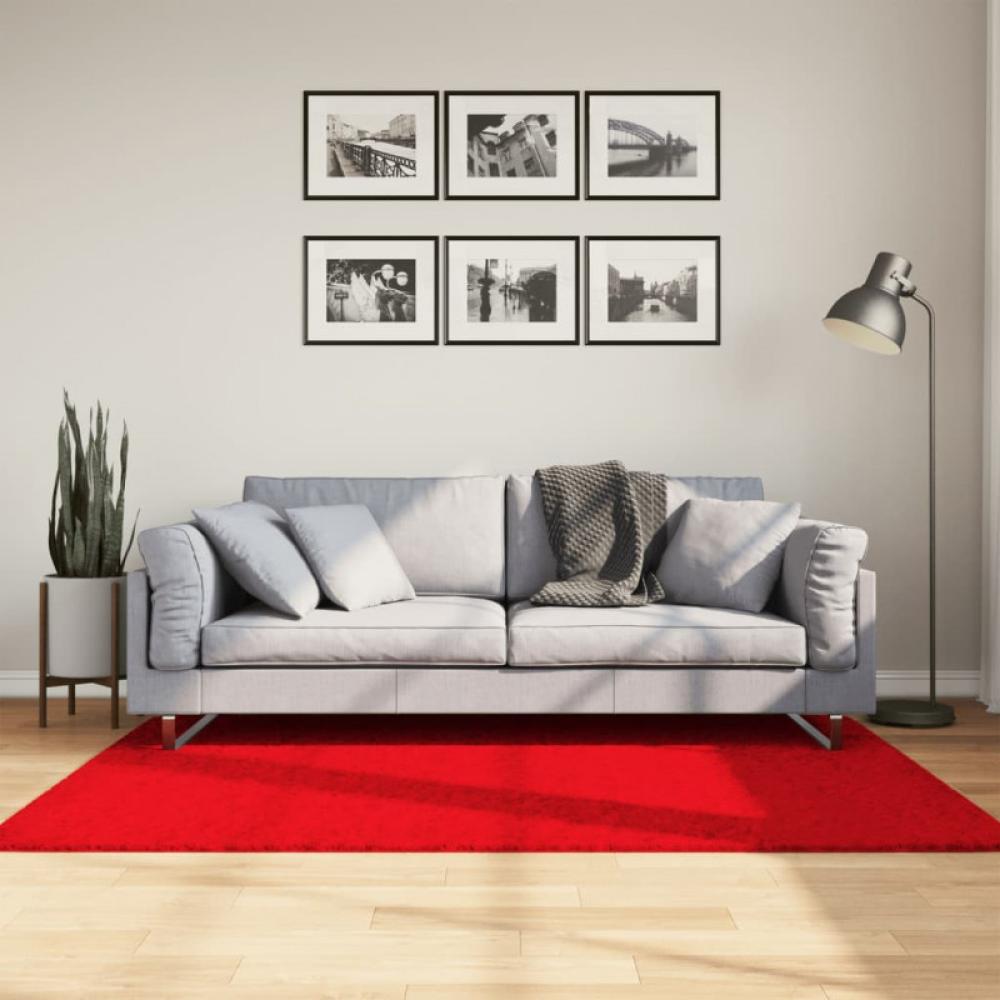 Teppich OVIEDO Kurzflor Rot 120x170 cm Bild 1