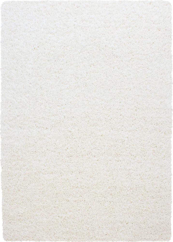 Hochflor Teppich Lux Läufer - 60x110 cm - Creme Bild 1
