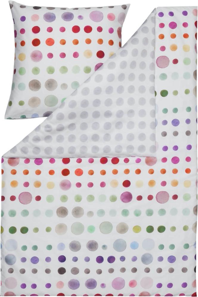 Estella Bettwäsche Spot 4709 985 Multicolor Mako Satin 135 x 200 + 80 x 80 cm Bild 1