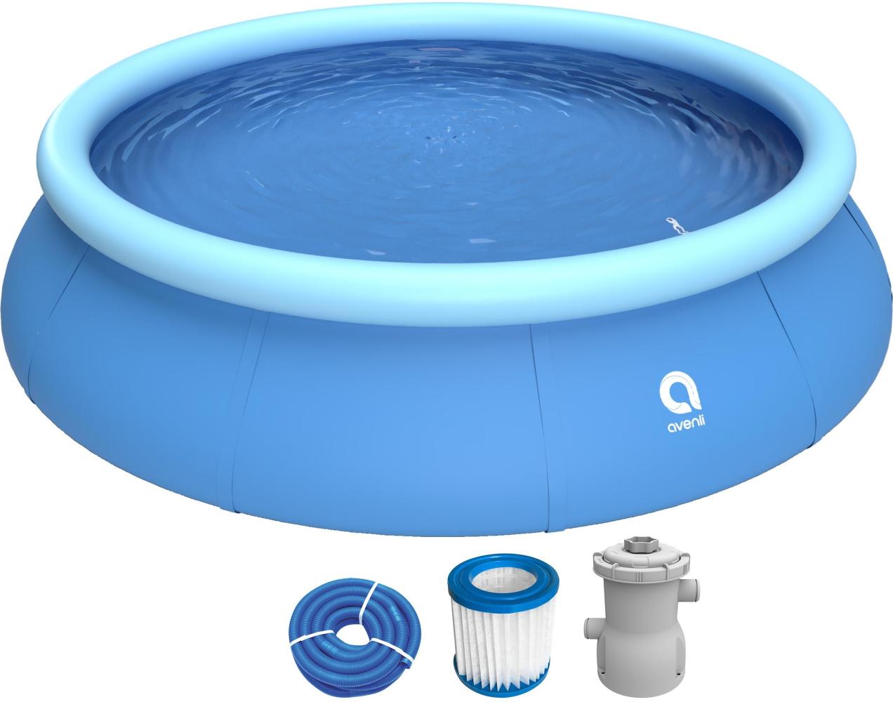 Avenli Prompt Set 360 x 76 cm Pool Set, mit Filterpumpe, blau Bild 1
