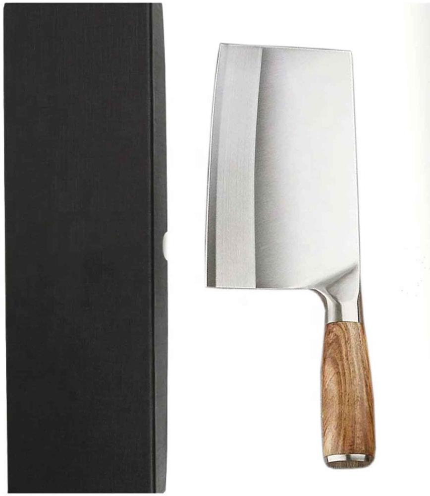 Metzgermesser und Hackebeil Klingenlänge 18 cm Das scharfe Allzweckmesser für Zuhause und in der Profiküche Bild 1