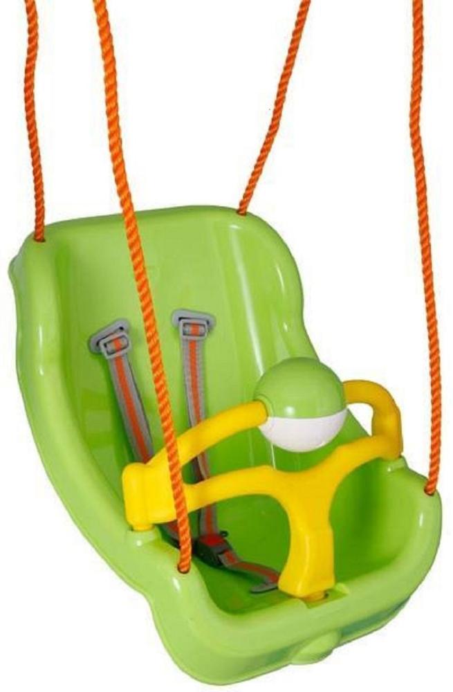 Pilsan Babyschaukel 2 in 1 Big Swing 06130, hohe Rückenlehne, abnehmbarem Bügel grün Bild 1
