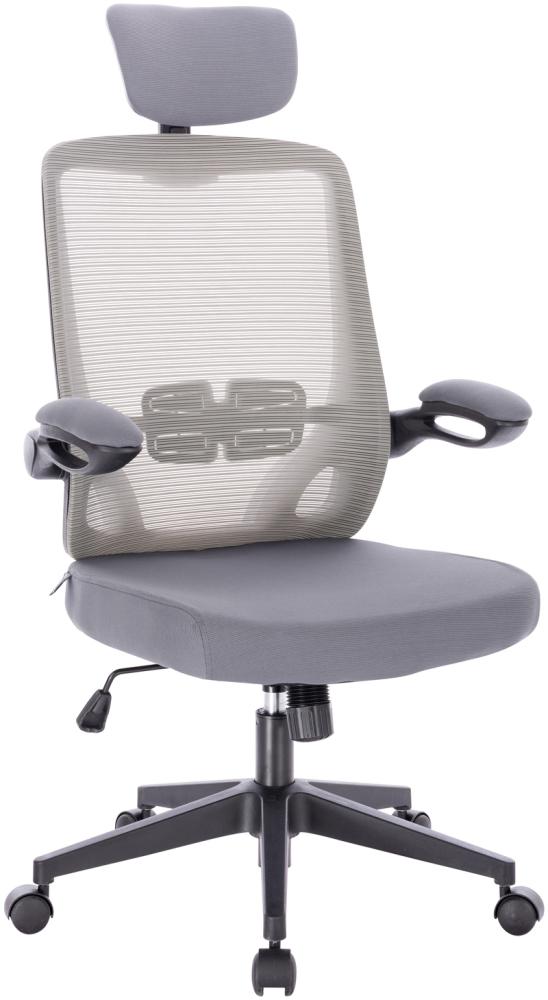 SVITA SAM Bürostuhl Schreibtischstuhl ergonomisch verstellbar Rollen Grau Bild 1