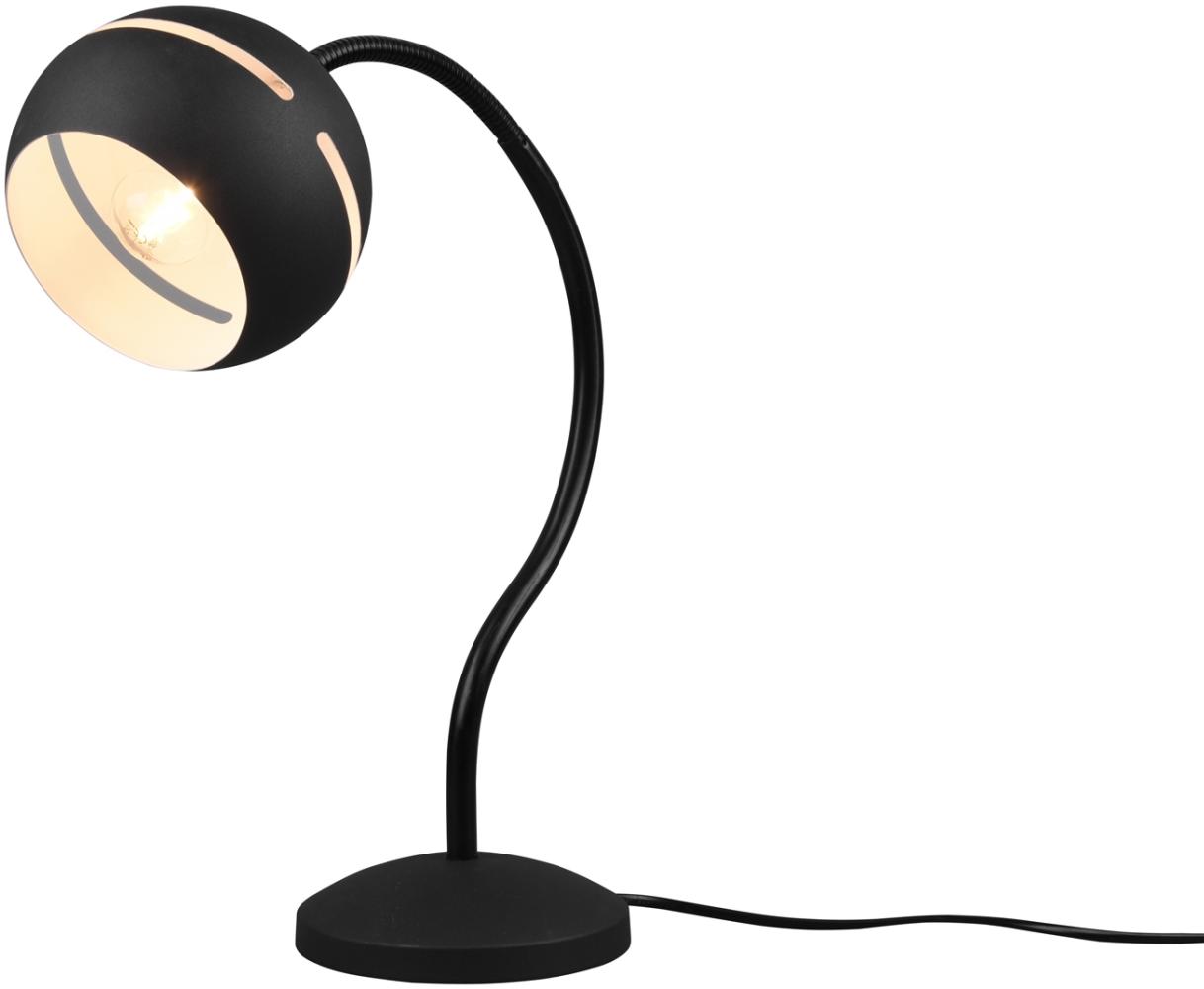 LED Schreibtischleuchte Schwarz mit Flexarm - Touch dimmbar Bild 1