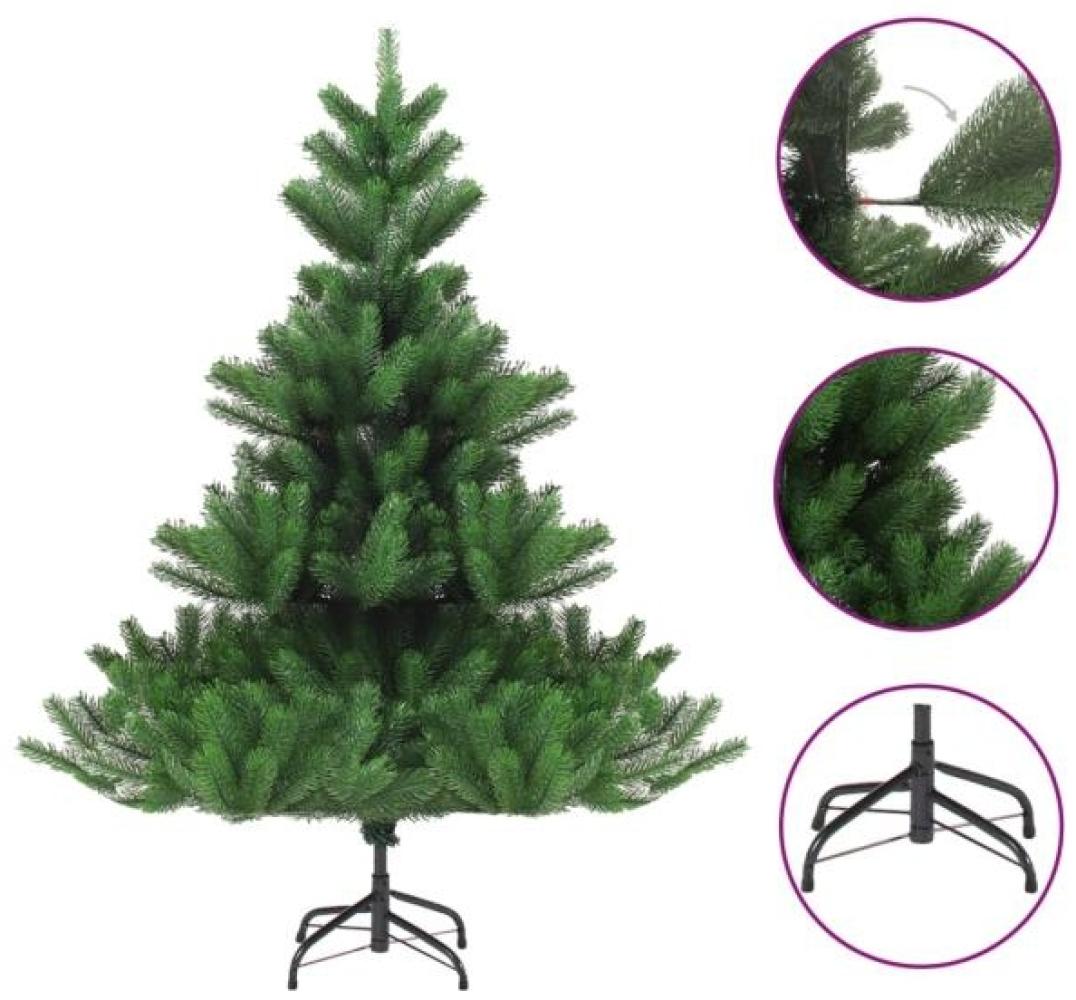 vidaXL Künstlicher Weihnachtsbaum Nordmanntanne Grün 210 cm Bild 1