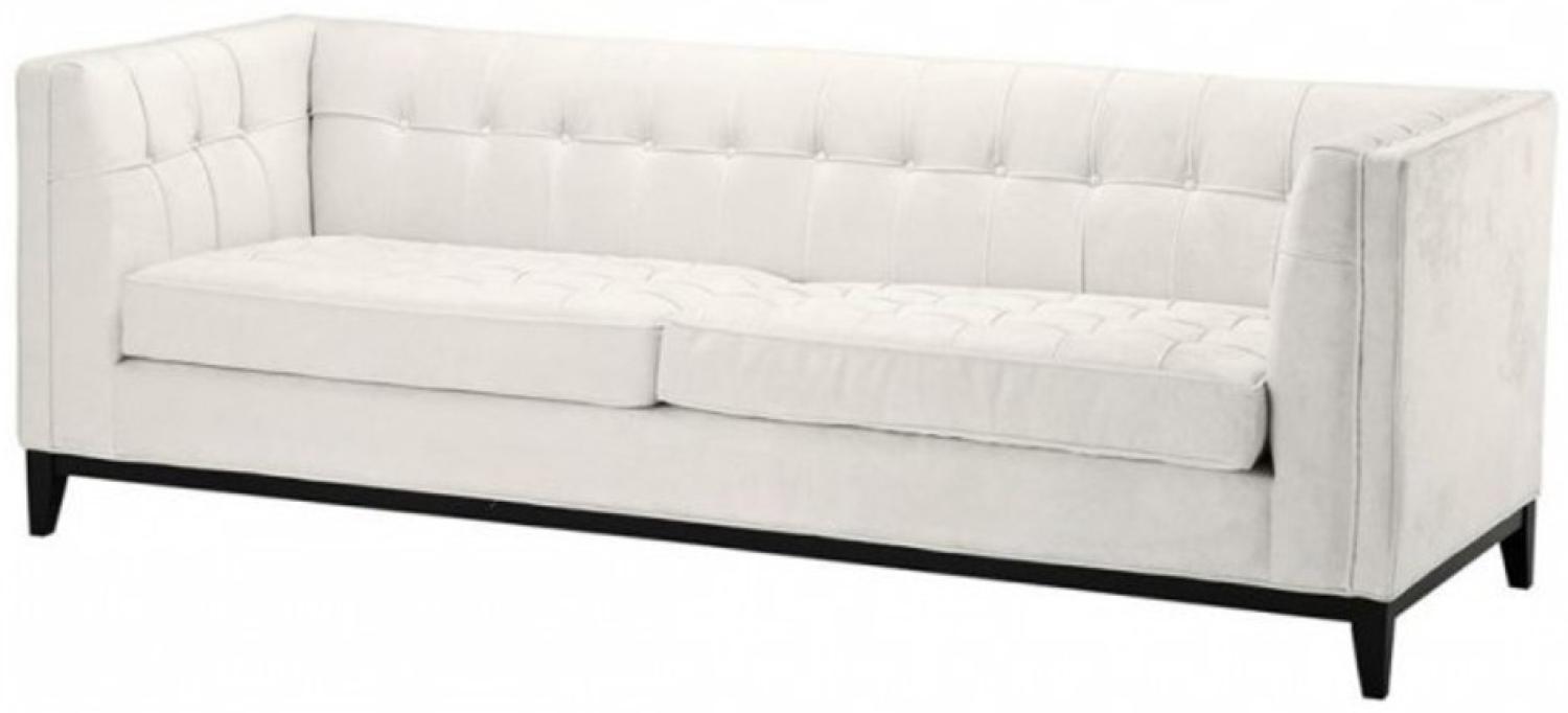 Casa Padrino Luxus Sofa Weiß - Wohnzimmer Möbel Bild 1