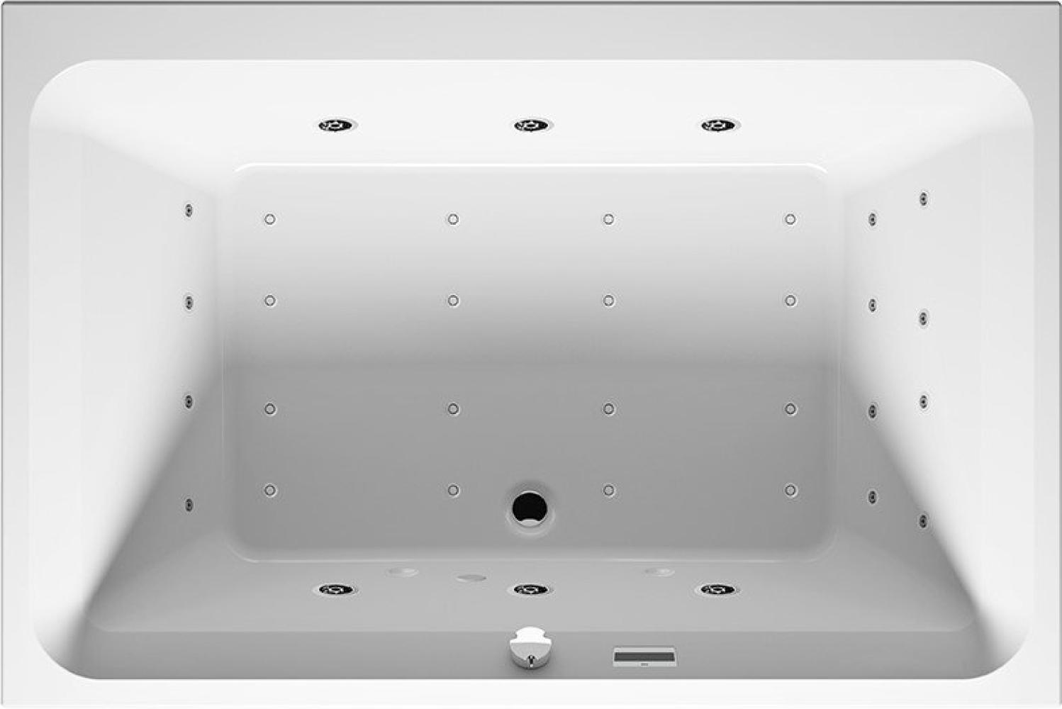 RIHO Castello Rechteck-Badewanne, mit Joy-System, 2-Sitzer, 180x120x51cm, 335 Liter, weiß, B0640, Ausführung: Version links - B064019005 Bild 1