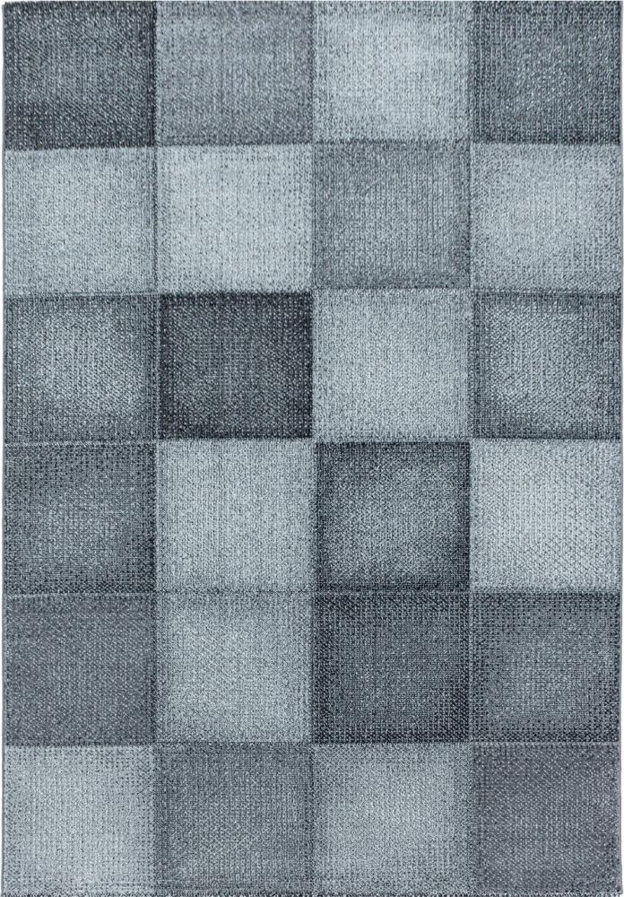 Kurzflor Teppich Oro rechteckig - 120x170 cm - Grau Bild 1
