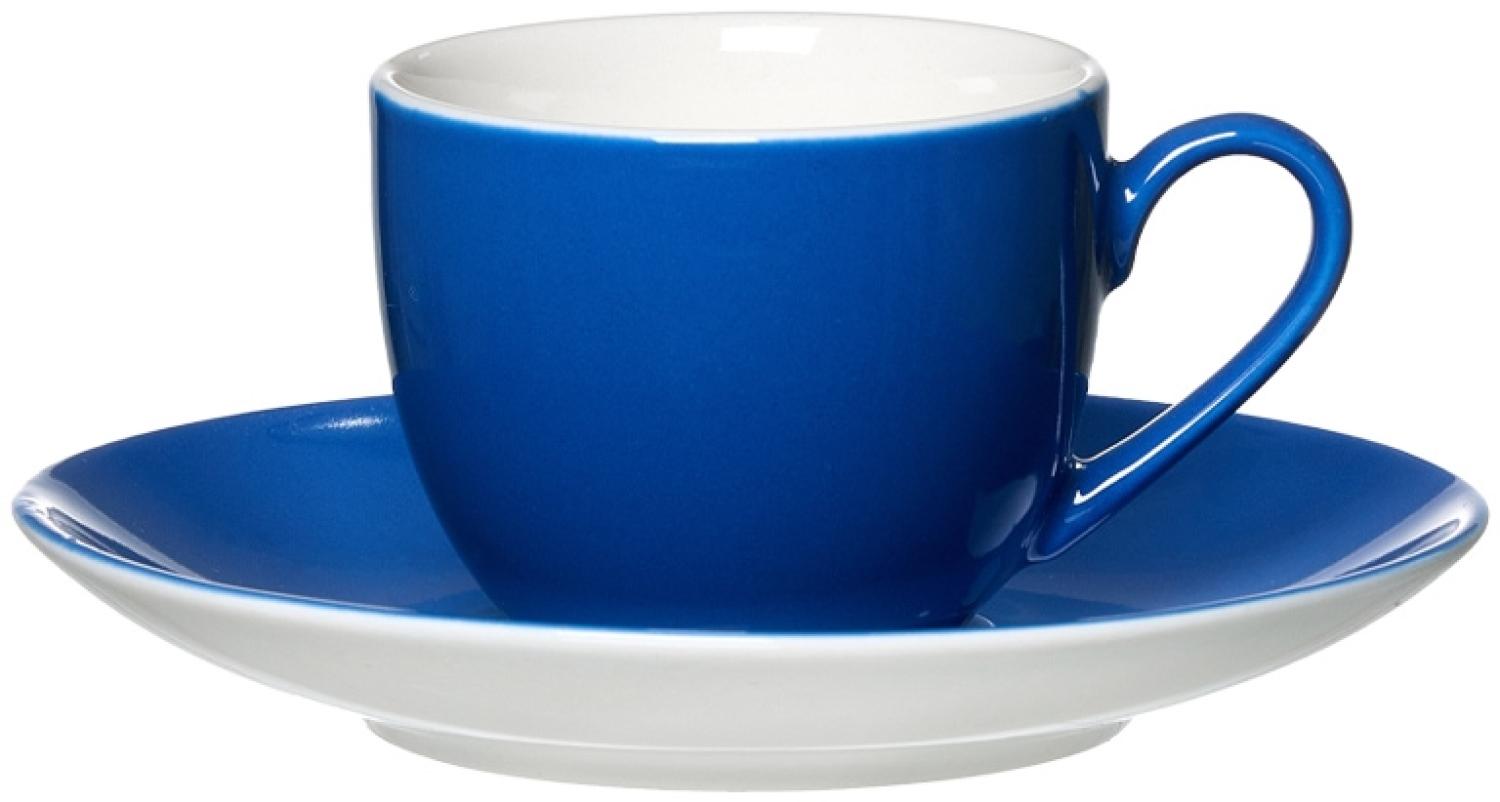 Ritzenhoff & Breker DOPPIO Espressotasse mit Untertasse 80 ml indigo blau Bild 1