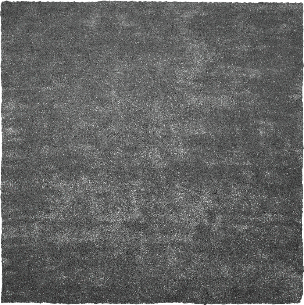 Teppich dunkelgrau 200 x 200 cm Shaggy DEMRE Bild 1