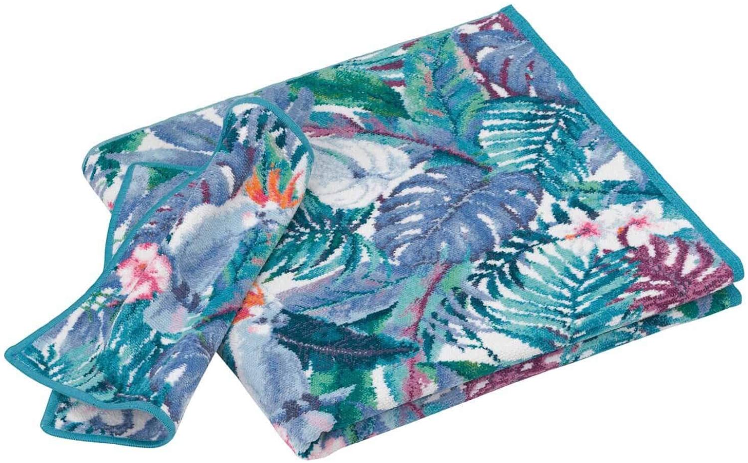 Feiler Handtücher Tropical Bird seegrün | Duschtuch 75x150 cm Bild 1