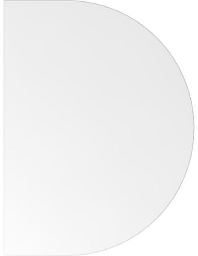 Tischplatte 60x80cm, Systembohrung für Stützfuß, Weiß Bild 1