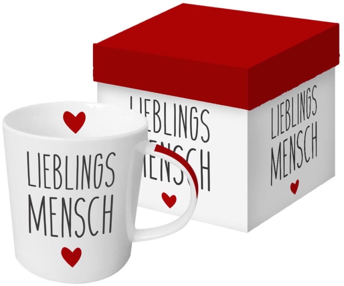 PPD Trend Mug Lieblingsmensch, in Geschenkbox, Tasse, Teetasse, Kaffee Becher, 350 ml, 603205 Bild 1