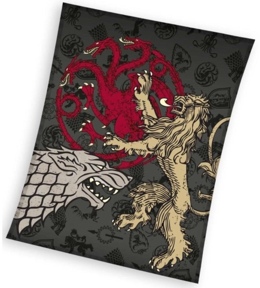 Game of Thrones Korallen Fleecedecke - 150 x 200 cm Bild 1
