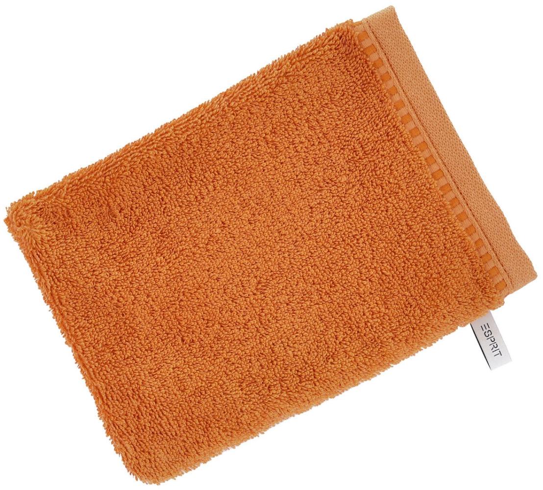 Esprit Handtücher Modern Solid | Waschhandschuh 16x22 cm | carrot Bild 1