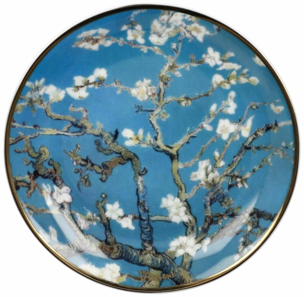 Goebel Miniteller Vincent Van Gogh - Mandelbaum Blau, Dekoteller, Teller, Artis Orbis, Fine Bone China, 10 cm, 67063041 Bild 1
