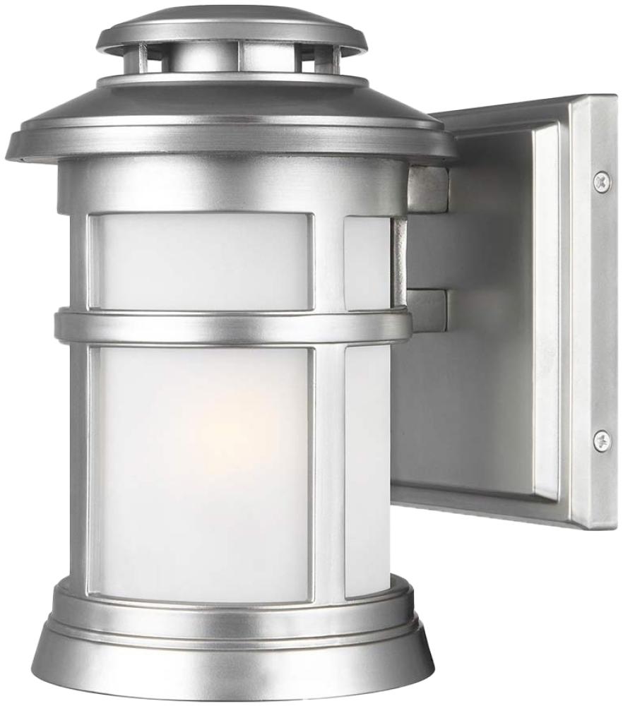 LED Ultra Wetter & Salzluft resistente Außen Laterne, Silber Höhe 23cm Bild 1