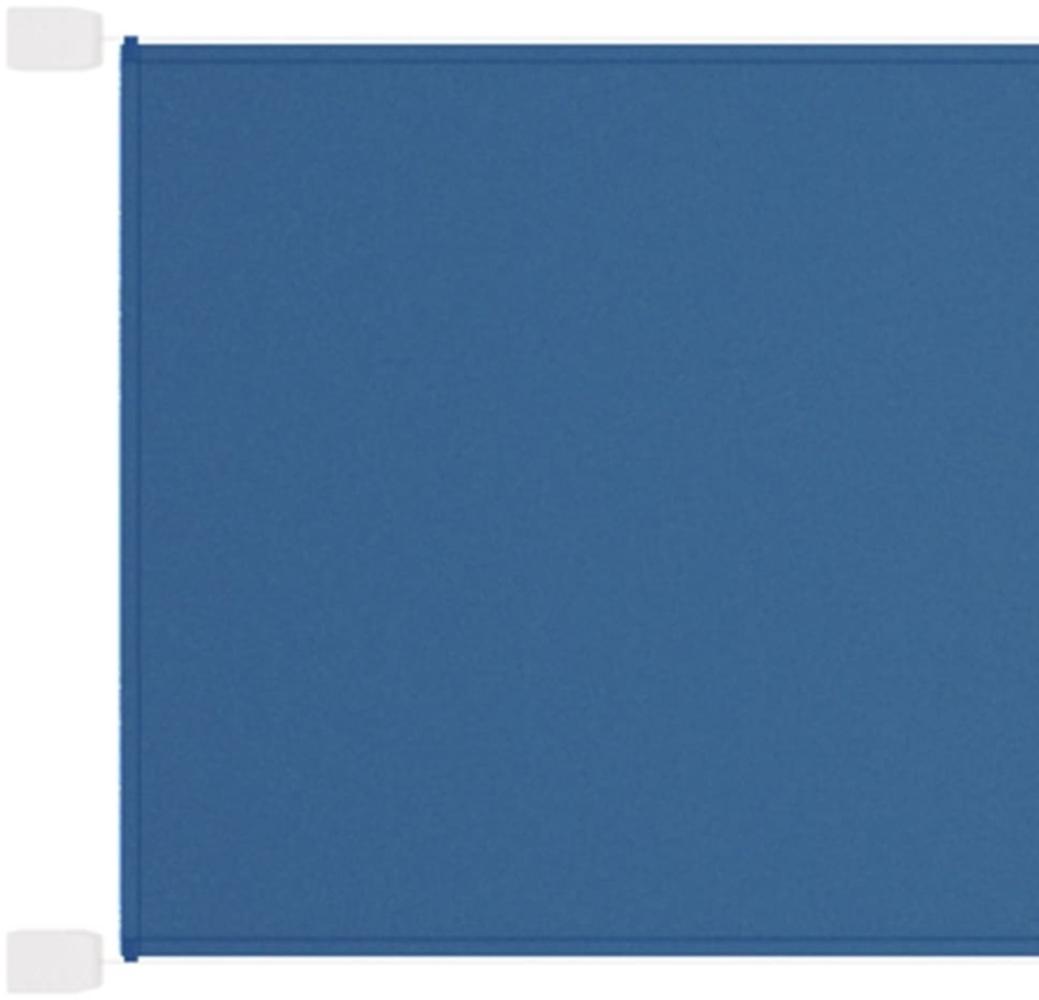 vidaXL Senkrechtmarkise Blau 140x420 cm Oxford-Gewebe Bild 1