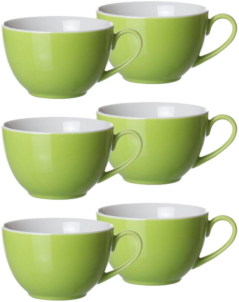 Ritzenhoff & Breker DOPPIO Kaffeetasse 200 ml grün 6er Set Bild 1