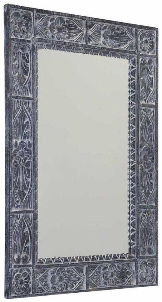UBUD Spiegel mit Rahmen, 70x100cm, grau Bild 1
