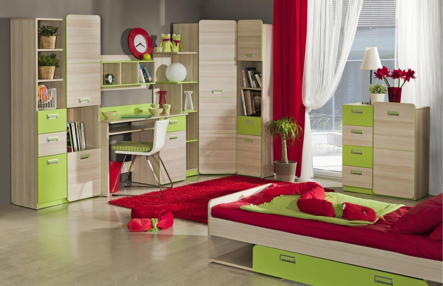 Stylefy Laterne Einzelbett Limette Esche Bild 1