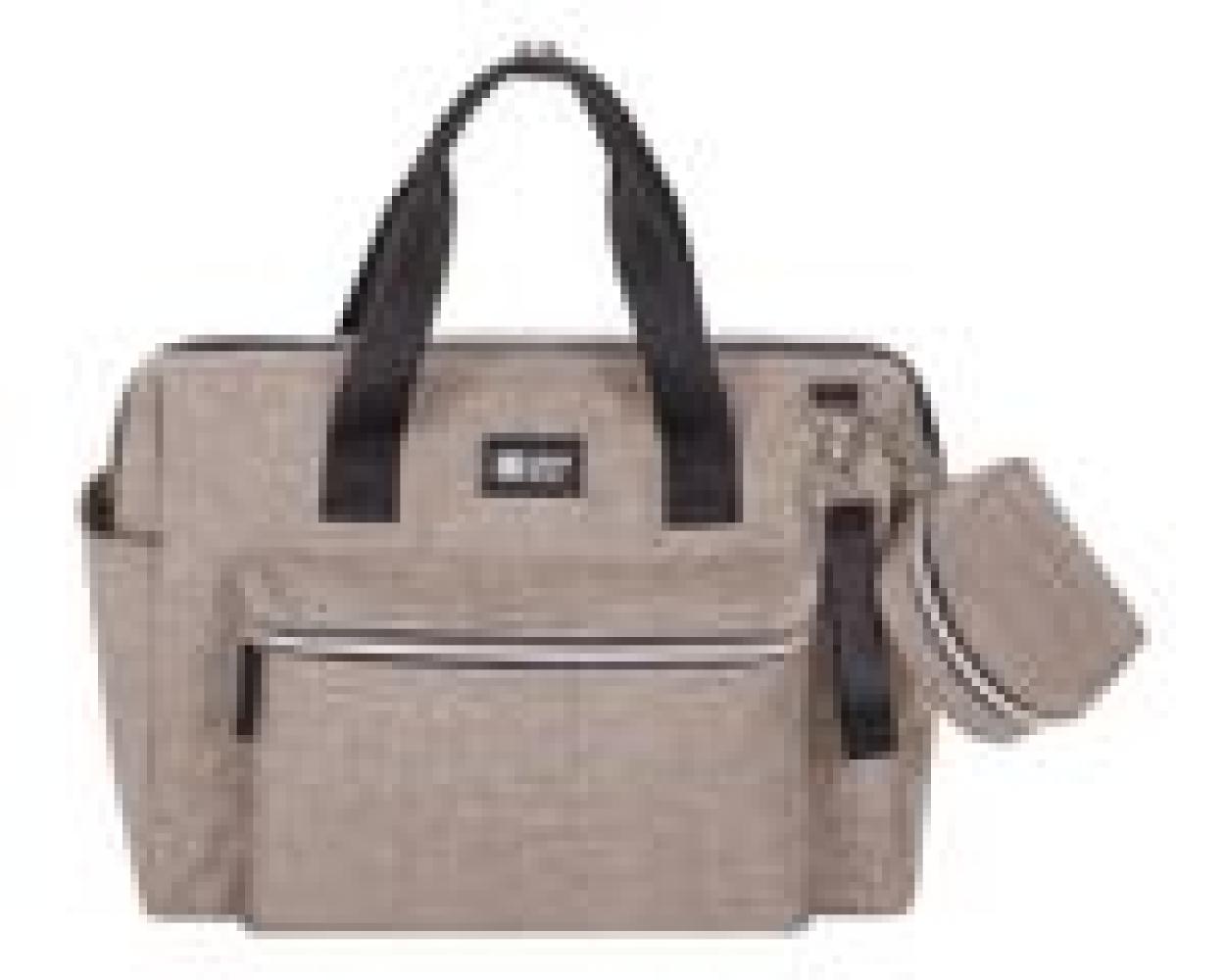 Kikkaboo Wickeltasche Maxi mit Wickelunterlage, kleine Tasche, Reißverschluss beige Bild 1